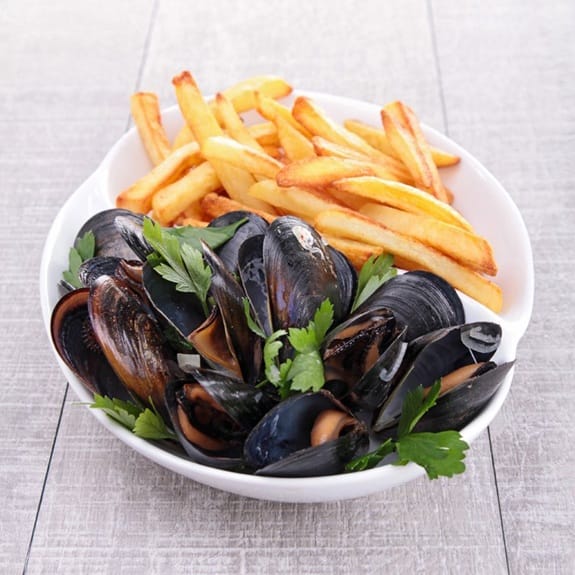 moules frites sauce Ranch