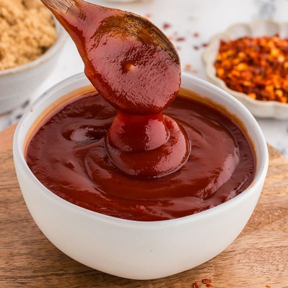 Portion de sauce BBQ
